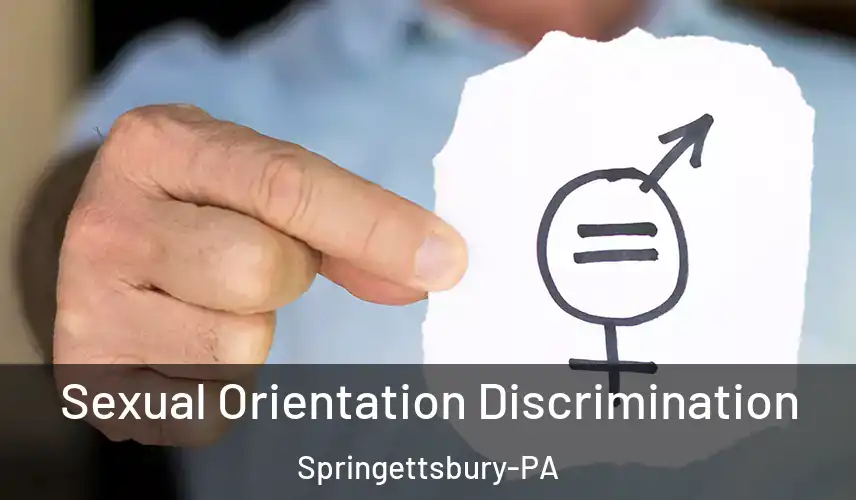  Sexual Orientation Discrimination Springettsbury-PA